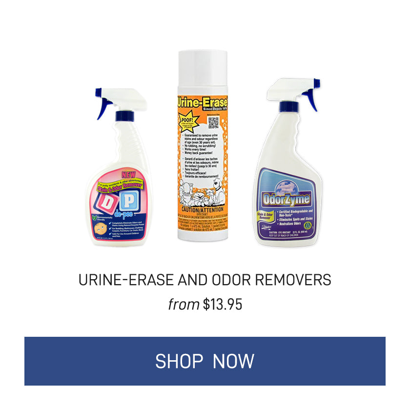 Urine Erase and Odor Removers