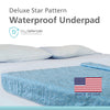 Bedding-Printed Washable Underpad Star pattern
