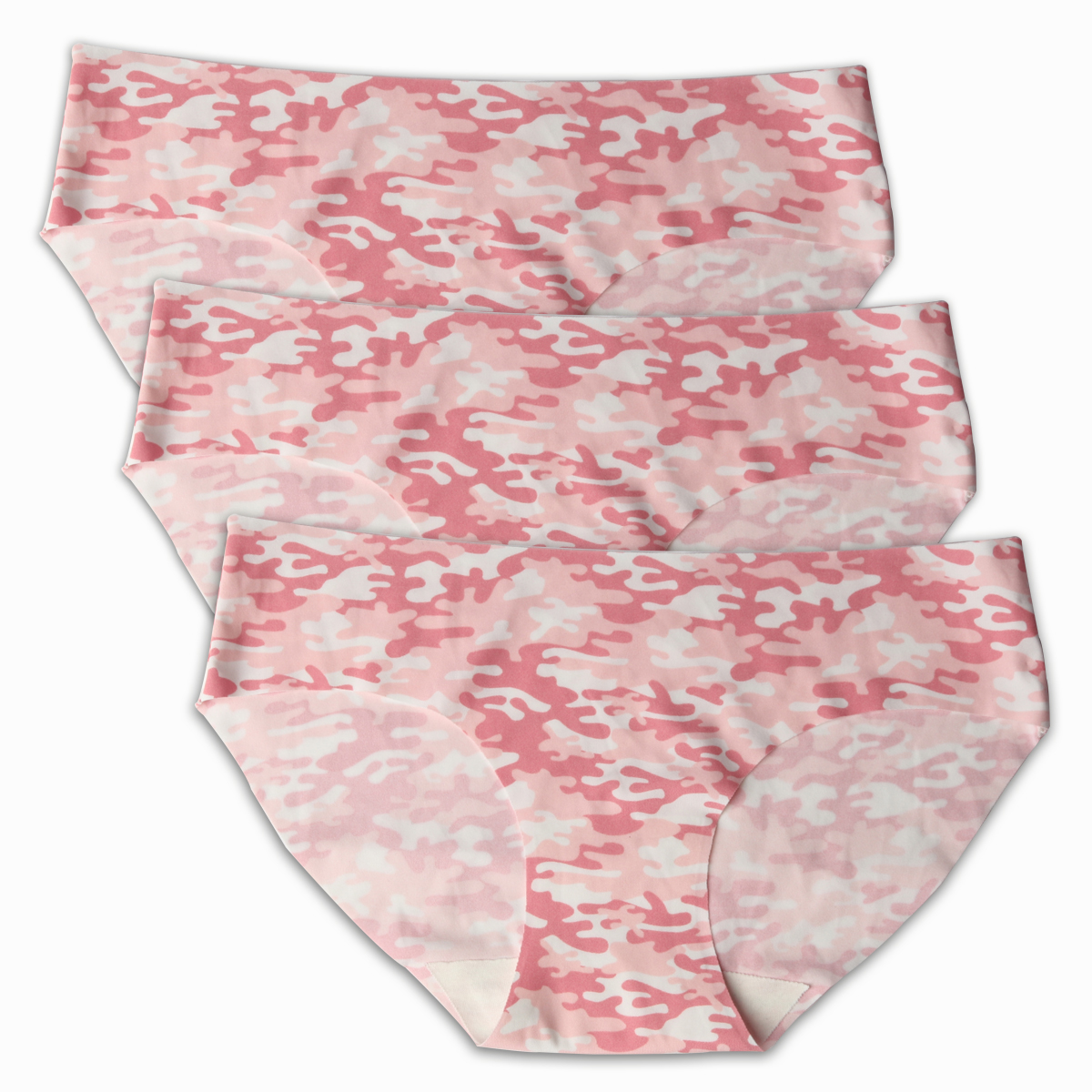 Briefs-My Private Pocket Backup Underwear for Girls - Camo 3 Pack